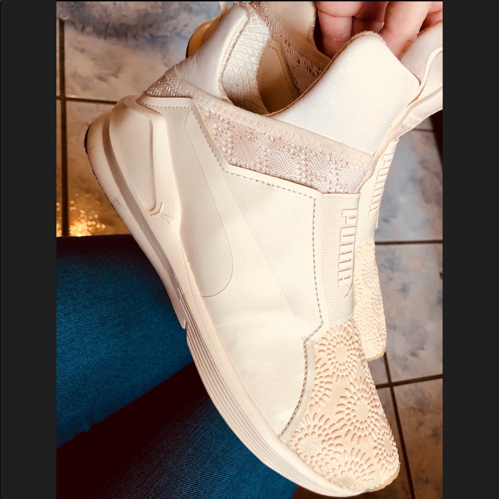 Pastel pink Puma fierce